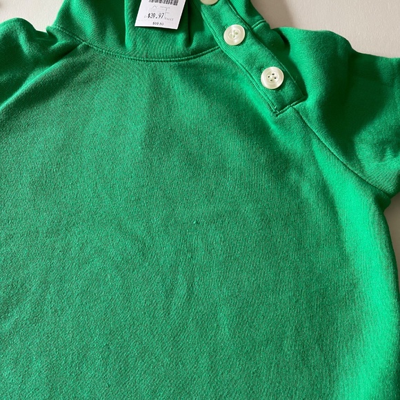 NEW Bundle of two J Crew Crewcuts button neck sweatshirts fleece - Picture 13 of 13